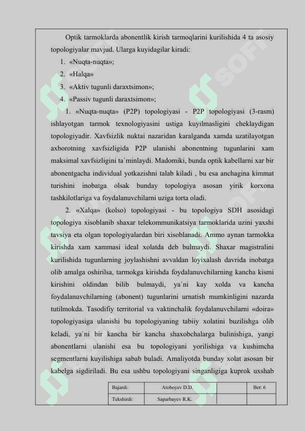 KURS ishi loyiha 5