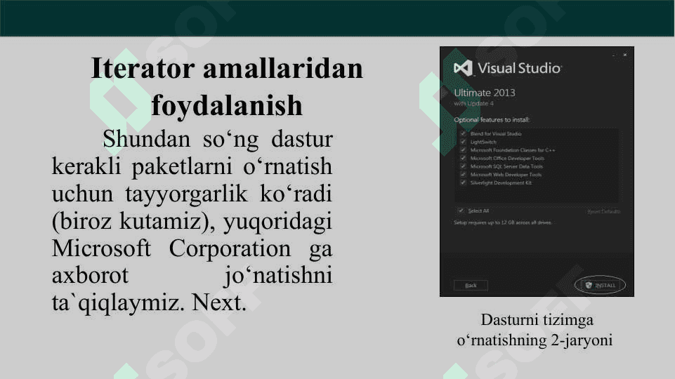 Visual C++ muhitida dasturlash. Visual C++ muhitida mеnyular va uskunalar panеli 8