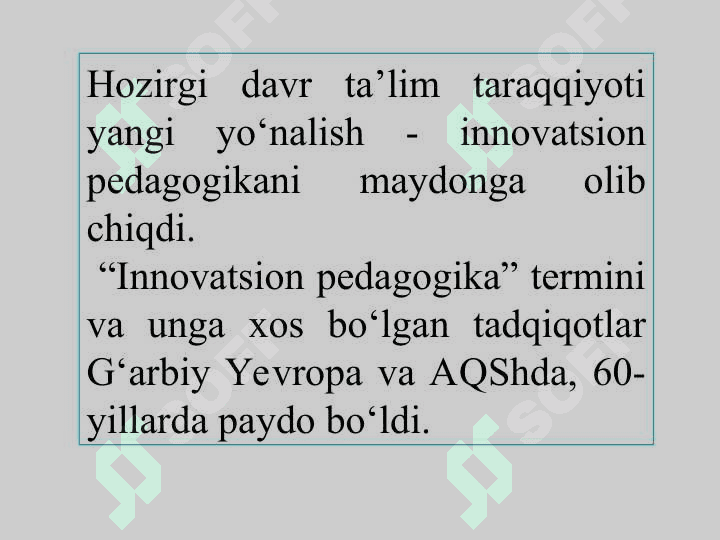 TA’LIMDA INNOVATSION JARAYONLAR 2