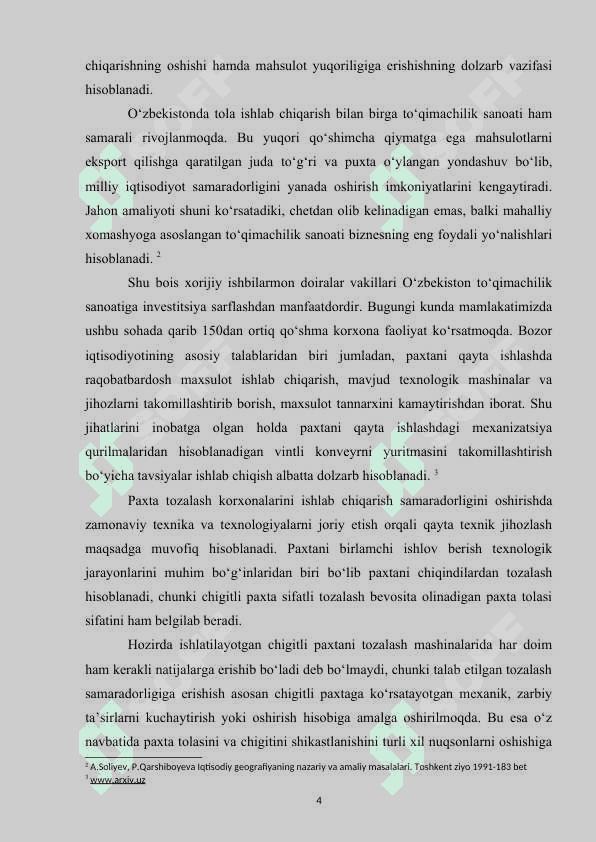 O'zbekiston paxtachilik geografiyasi 4