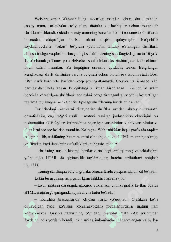Virtual 3D universitet muhitida oʻquv jarayonini tashkillashtirish 8