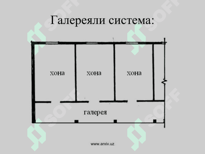 Биноларнинг ҳажмий-план ечимлари 6