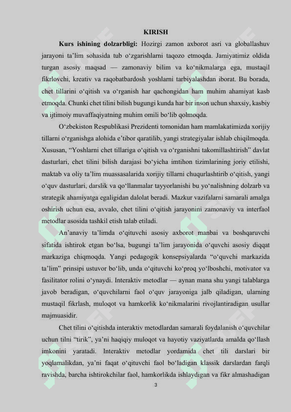 CHET TILI DARSLARIDA INTERAKTIV METODLAR 2