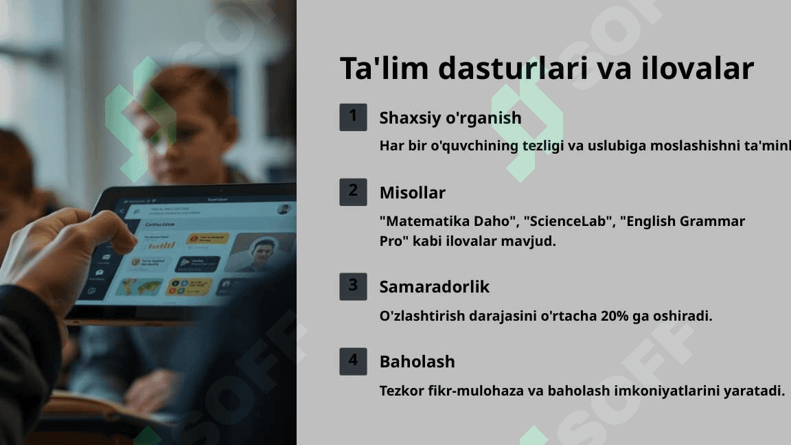 Mavzu. “Dars jarayonida AKT vositalaridan foydalanish” 6