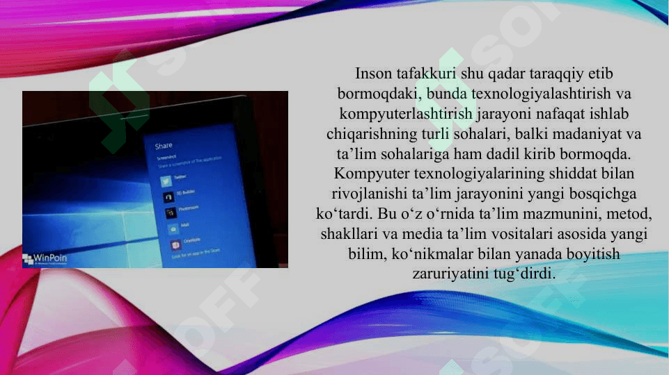 Mediamahsulot turlari (TAQDIMOT) 7