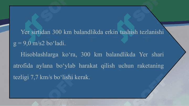 11.Yerning sun’iy yo‘ldoshlari turlari va ularning amaliy ahamaiyati. 5