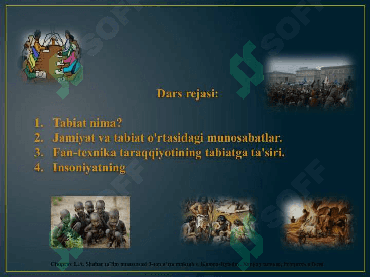 Inson va tabiat o`zaro ta'siri haqida yondashuvlar 2