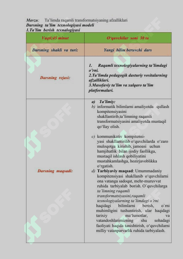 Ta’limda raqamli transformatsiyaning afzalliklari 2