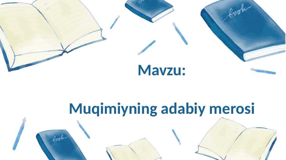 Muqimiyning adabiy merosi