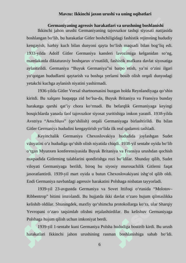 Ikkinchi jaxon urushi va uning oqibatlari 6