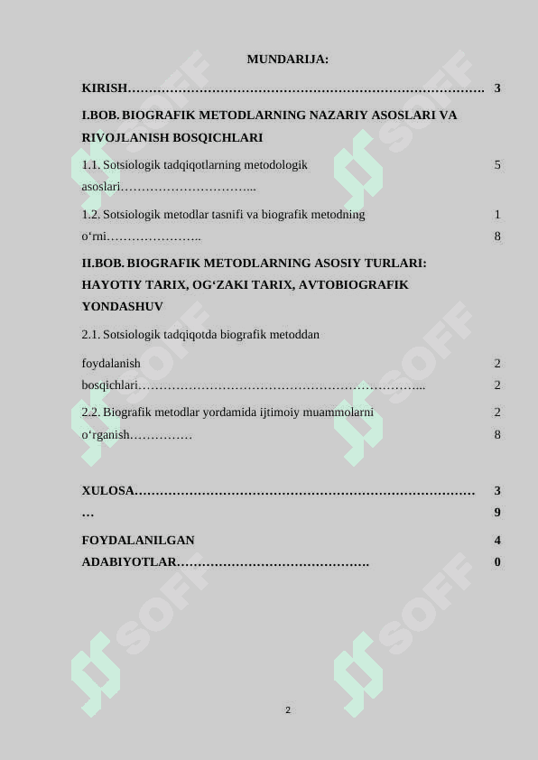 SOTSIOLOGIK TADQIQOTLARGA BIOGRAFIK METODLAR 2