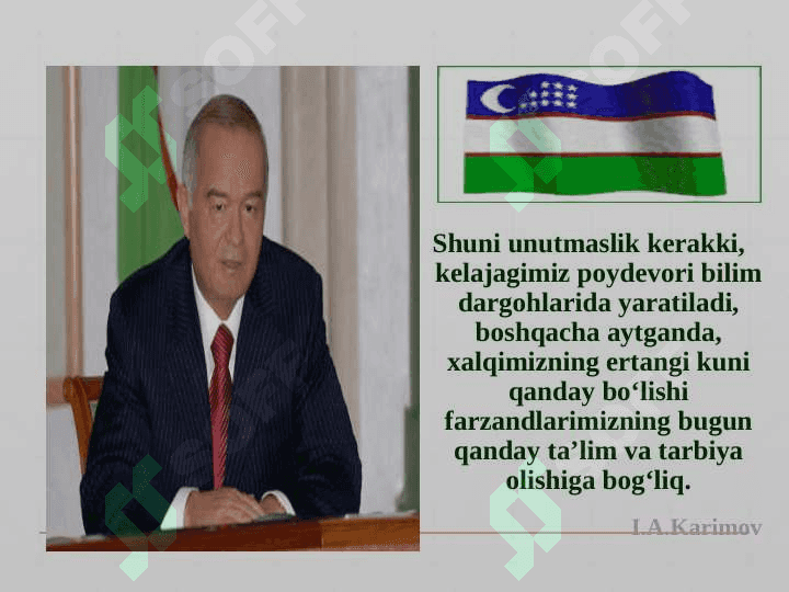 O`zbekiston Respublikasida  ta`lim  tizimi va ta’lim sohasidagi islohotlar 2