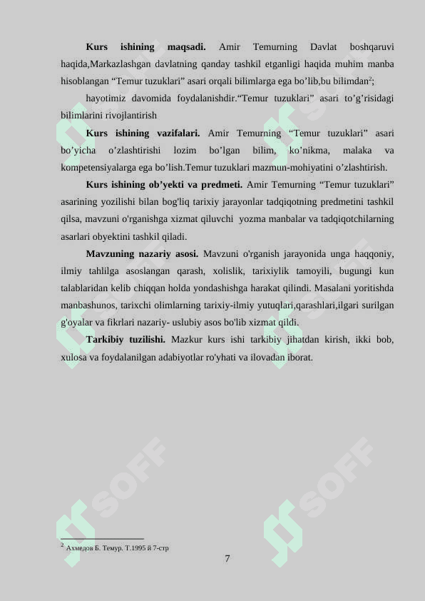 TEMUR TUZUKLARI TARIXIY HUJJAT 6