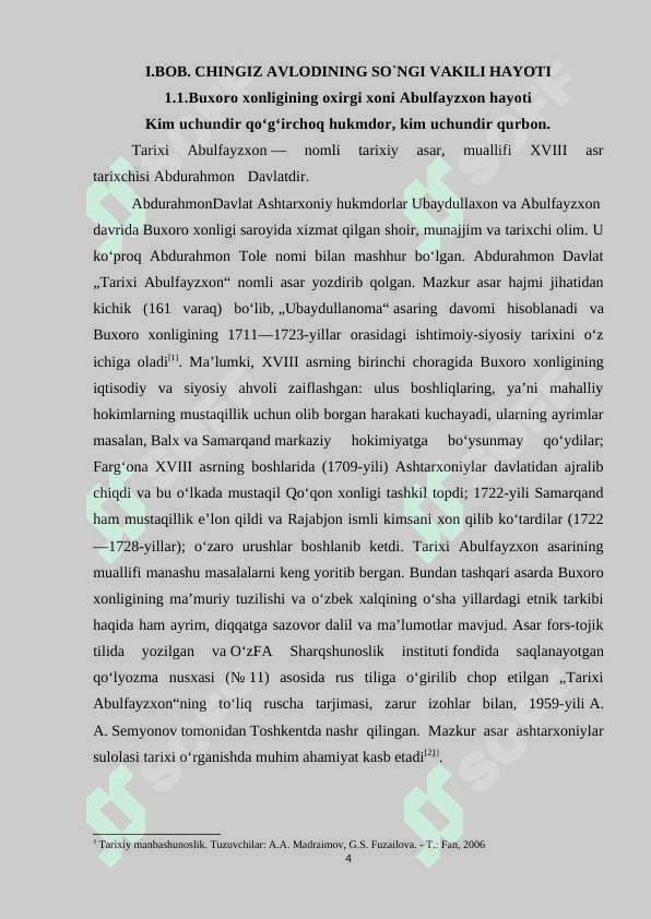 TARIXI ABULFAYZXON ASARINING ASHTARXONIYLAR DAVRI BUXORO TARIXINI 3