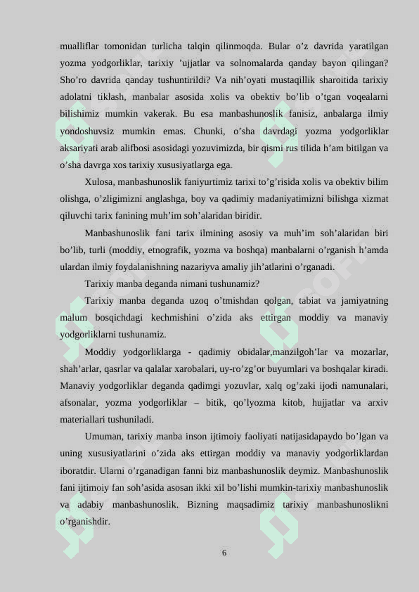 TARIXIY, NAZARIY VA AMALIY MANBASHUNOSLIK. 5
