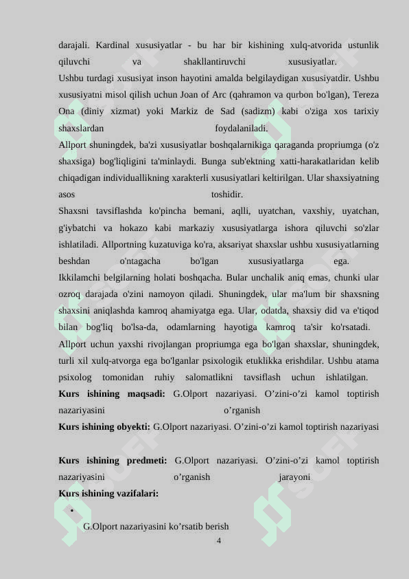 G.Ollport bo‘yicha shaxs muammosi 4