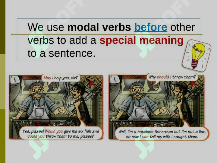 Modal verbs 5