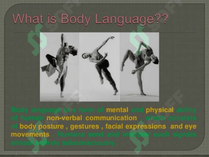 Theme of the lesson: understanding culture-interpreting body language. 6