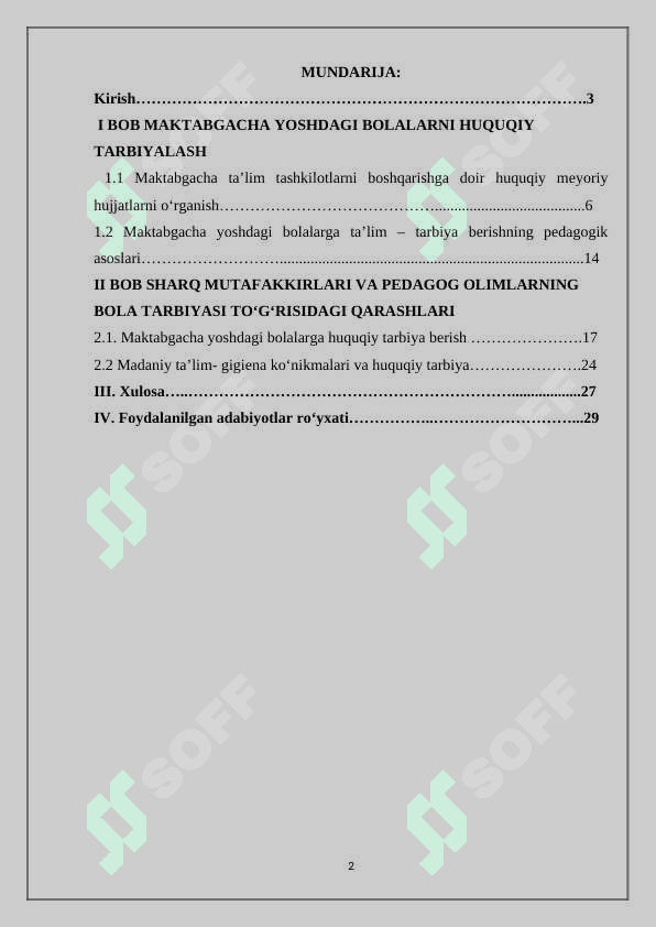 Maktabgacha yoshdagi bolalarga huquqiy tarbiya berish 2