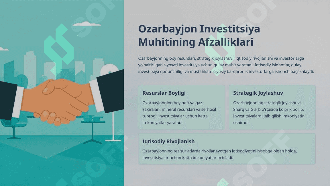 Ozarbayjon davlatining investitsiya tahlili. 7