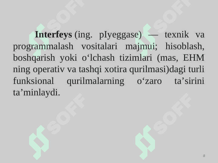 Inson va kompyuter o'zaro ta'sir 8