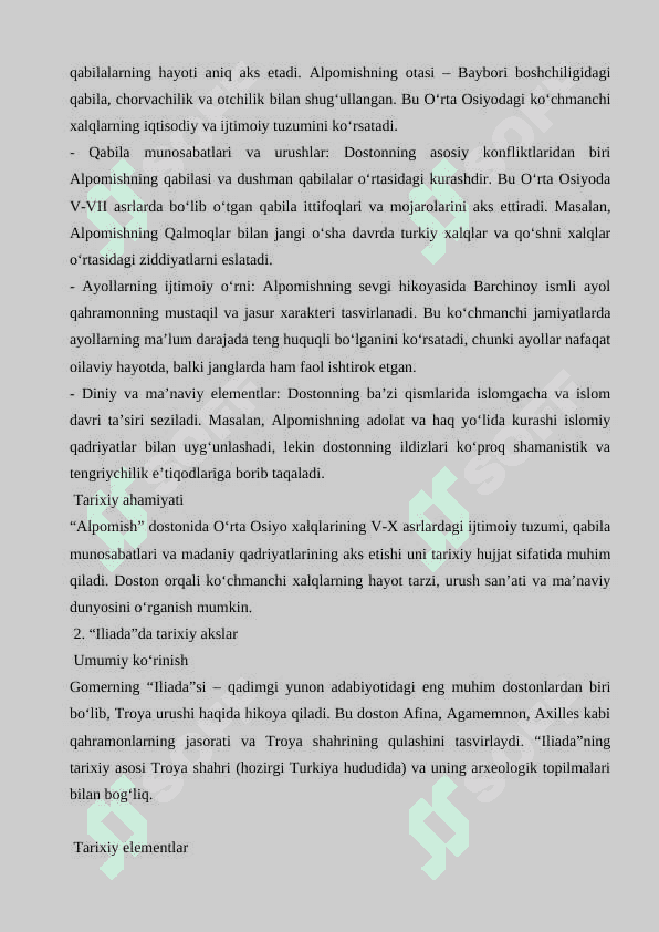 Afsona va qadimgi dostonlarda tarixning aks etishi 25 4
