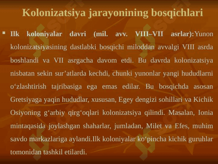 Buyuk Yunon kolonizatsiyasi 8