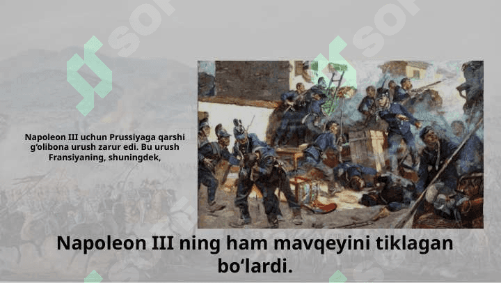 Fransiya Prussiya urushi va uning yakunlari 8