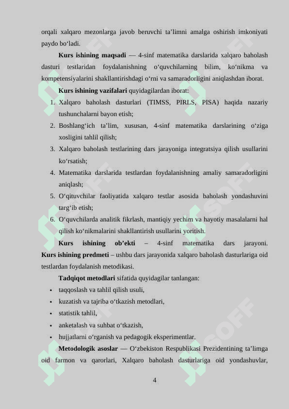 Xalqaro baholash dasturlari va ularning boshlang‘ich ta’limga ta’siri 4