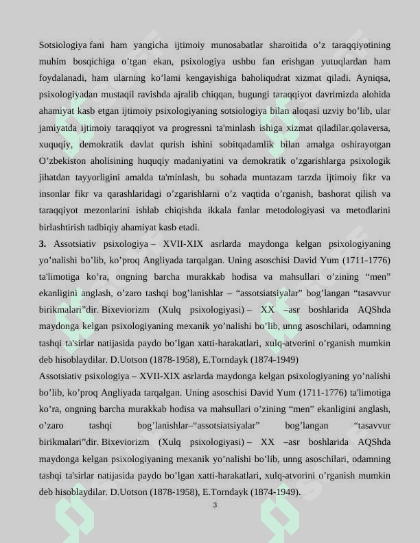 Psixologiya fanining maqsad va vazifalari 3