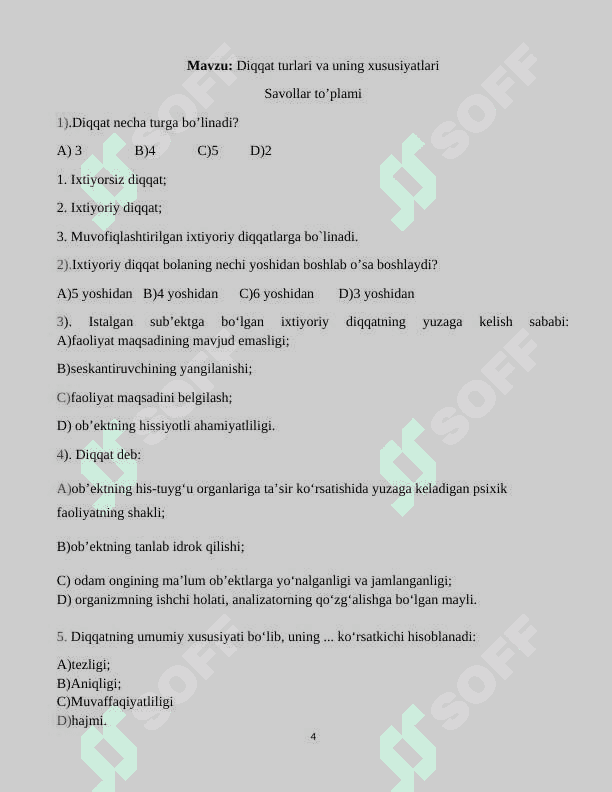 Psixologiya fanining maqsad va vazifalari 4