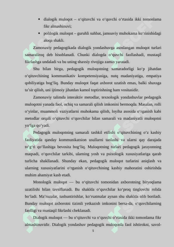 Pedagogik muloqotda muomala madaniyati 5