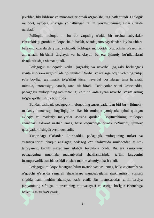 Pedagogik muloqotda muomala madaniyati 6
