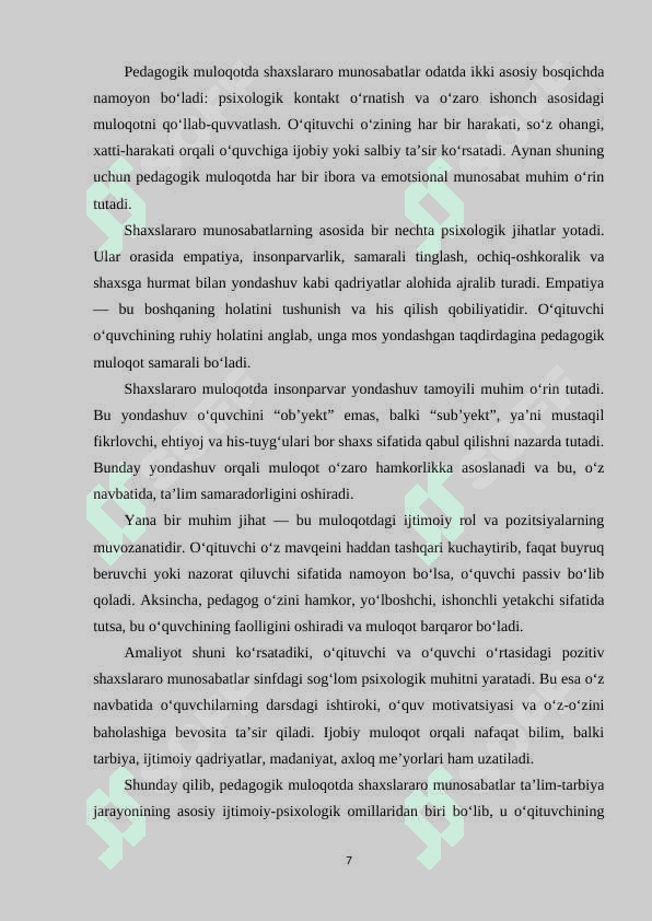 Pedagogik muloqotda muomala madaniyati 7