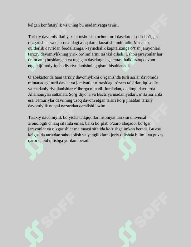 ALOHIDA MOLIYAVIY AKTIVNING TARIXIY DAVOMIYLIGINI HISOBLASH 6