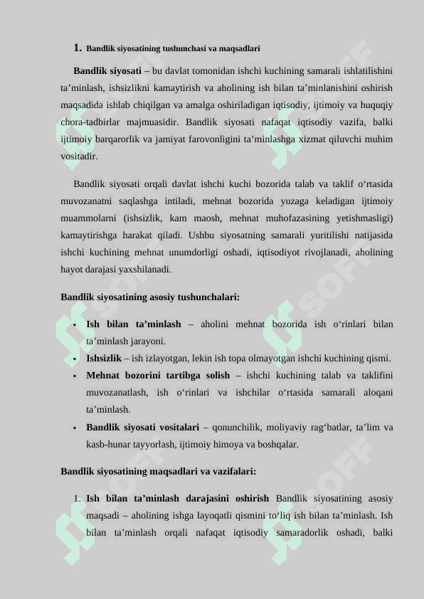 davlatning bandlik siyosati 3