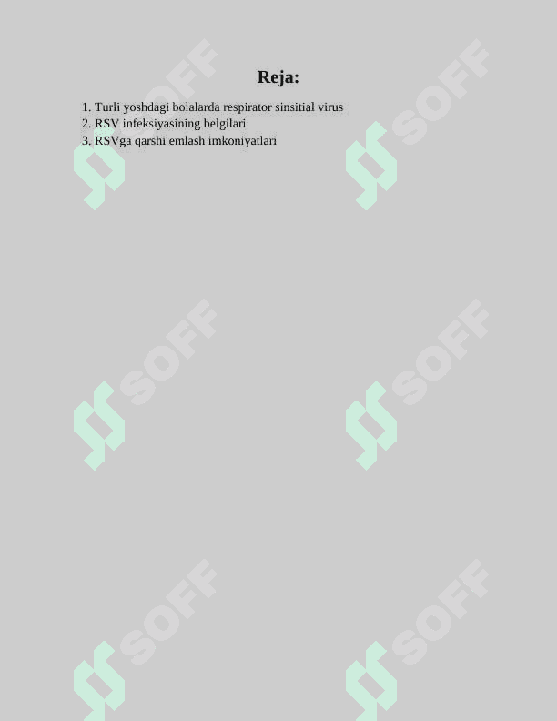 QORAMOLLARNING RESPIRATOR SINSITIAL VIRUSI 2