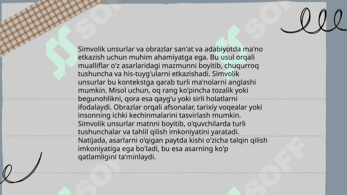 IKROM OTAMUROD DOSTONLARIDA RAMZIY MOHIYAT VA TAG MA'NO 8