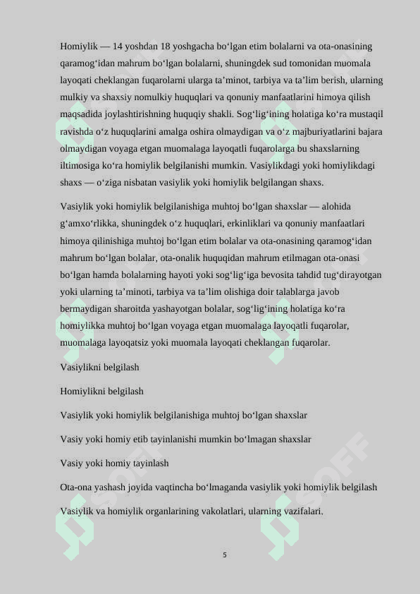 Vasiylikdan mahrum bo‘lish xavfi bo‘lgan bolalar bilan ijtimoiy ish 5