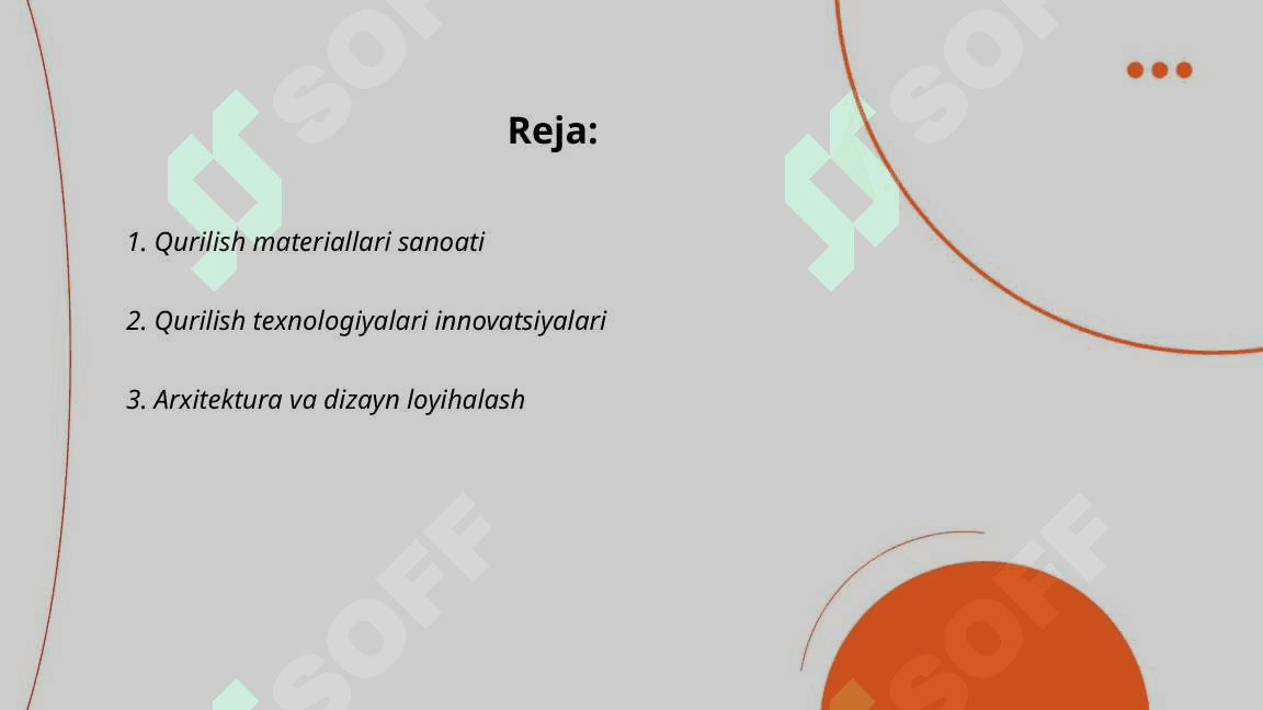 Qurilish-milliy iqtisodiyotning muhim tarmog'i 2