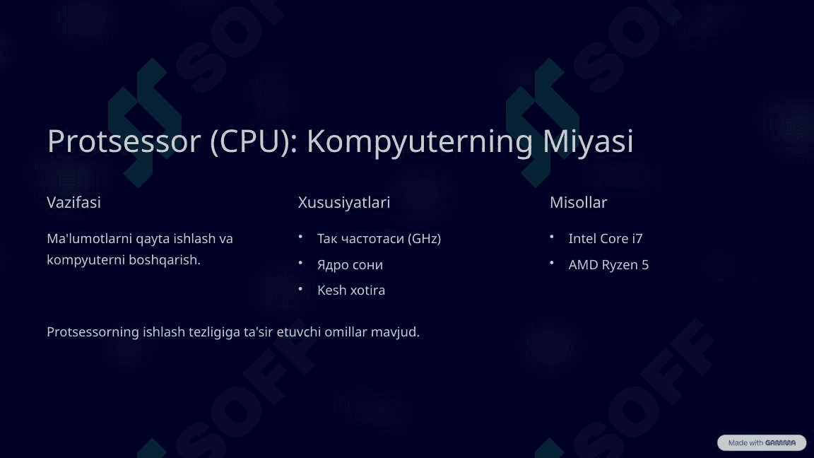 Kompyuter qurilmalari 2