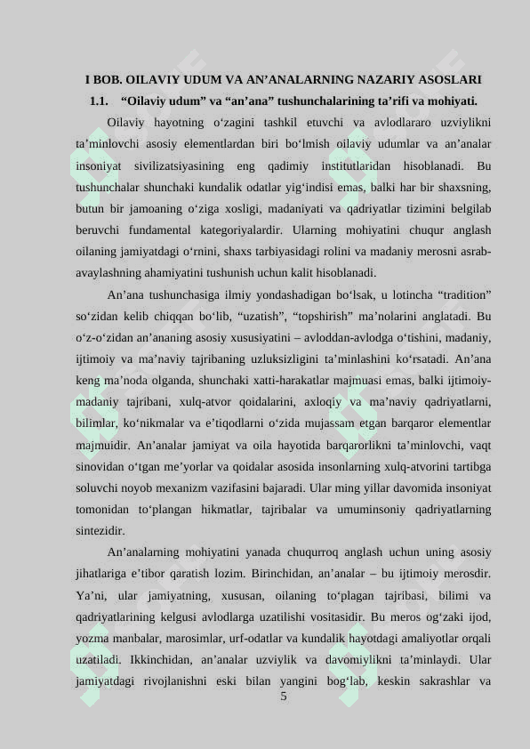 Tarbiyada oilaviy udum va anʼanalar 5