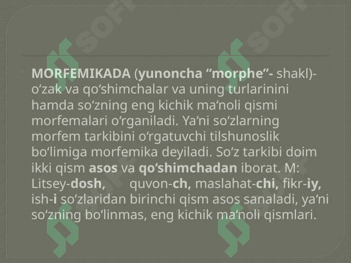 Sintaktik shakl yasovchi affikslar 2