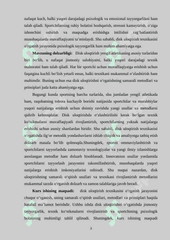 Disk uloqtirish turlar texnikasini o‘rgatish 3