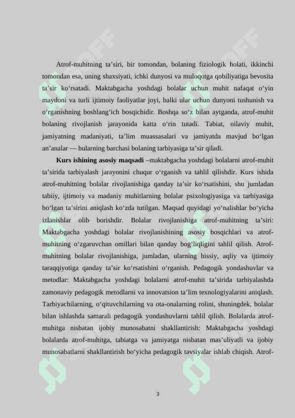 Maktabgacha yoshdagi bolalarni muxit ta'sirida tarbiyalash 3