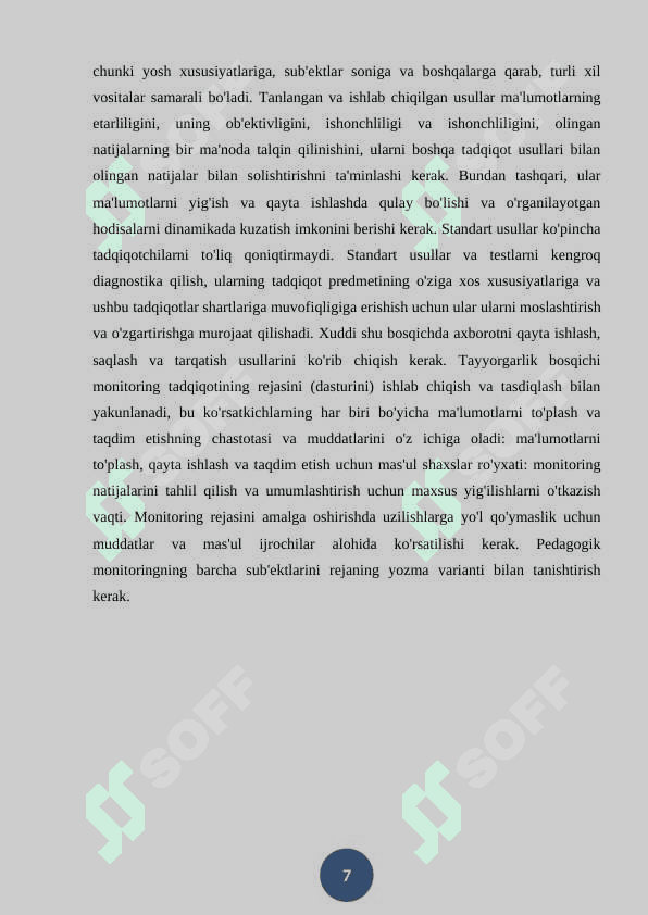 Ta’lim sifati monitoringi 7