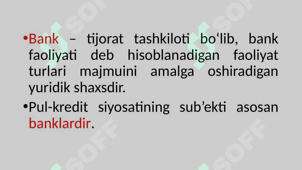 Pul-kredit siyosati 2