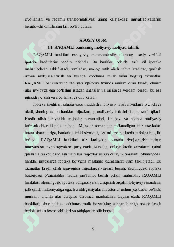 RAQAMLI bank 5