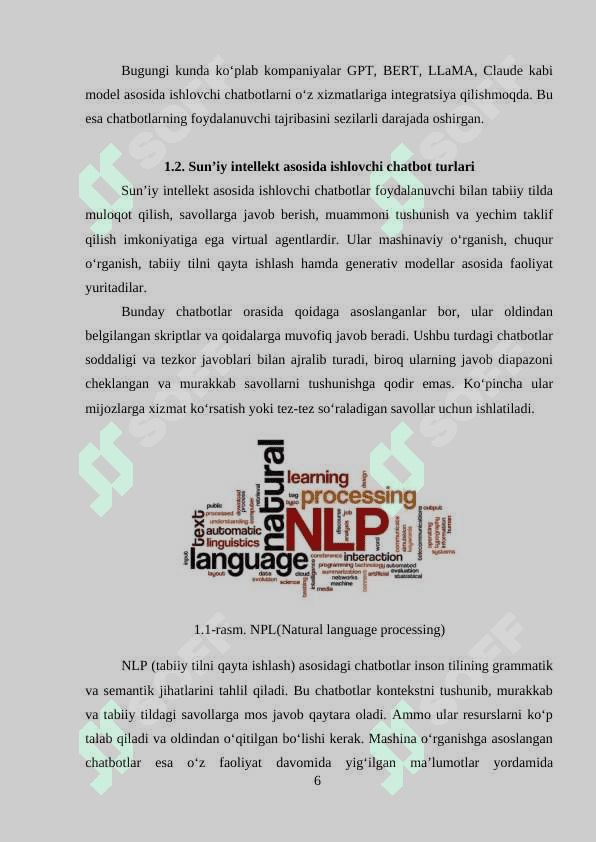 Chatbot integratsiyalangan vebplatforma yaratish individual loyiha 6