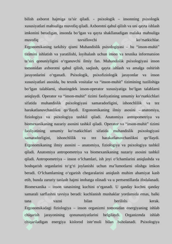 MEHNAT FAOLIYATI JARAYONIDA ERGONOMIKANING ROLI 3